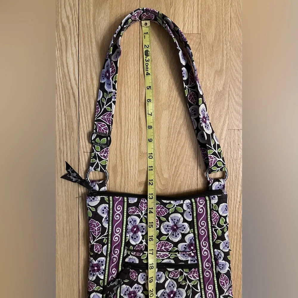 Retired Vera Bradley Hipster Crossbody in Plum Petals